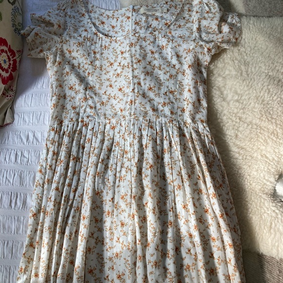 Christy Dawn Scarlet dress in buckwheat floral, M - Picture 3 of 5